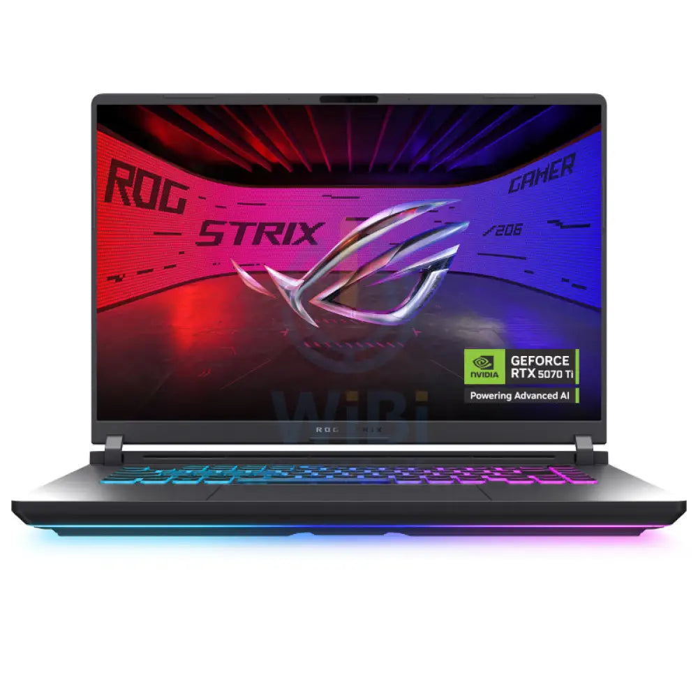 ASUS ROG Strix G16 (2025) G615 - 16’’ FHD+ (1920 x 1200 WUXGA) / Ultra 7 255HX / 32GB / 1TB (NVMe M.2 SSD) / RTX 5070