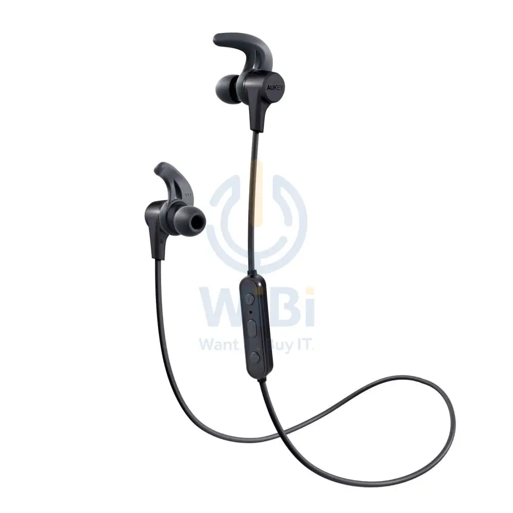Aukey Bluetooth Earbuds with magnetic Clip - Black Accessories > Audio > Headphones