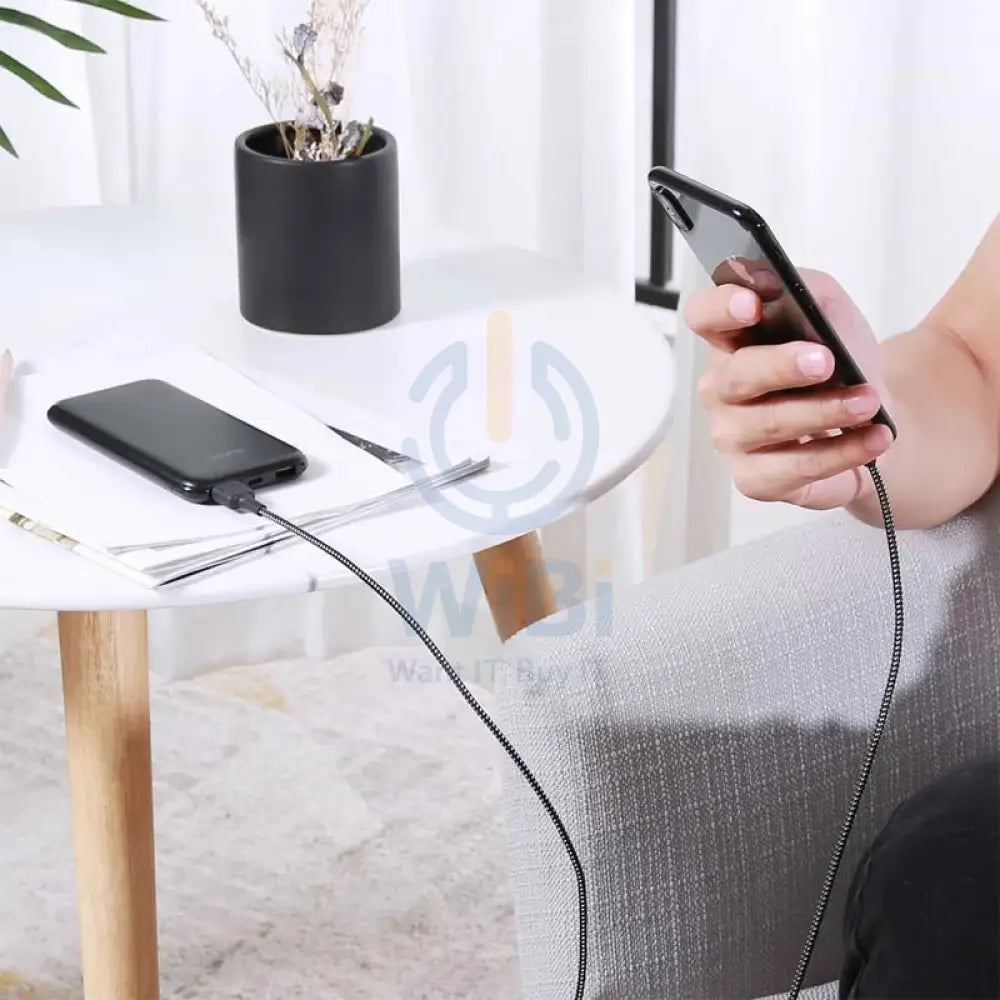 AUKEY Braided Nylon MFI Lightning Cable - 1.2m / Black Accessories > Cables & Converters > Cables > Offer Zone