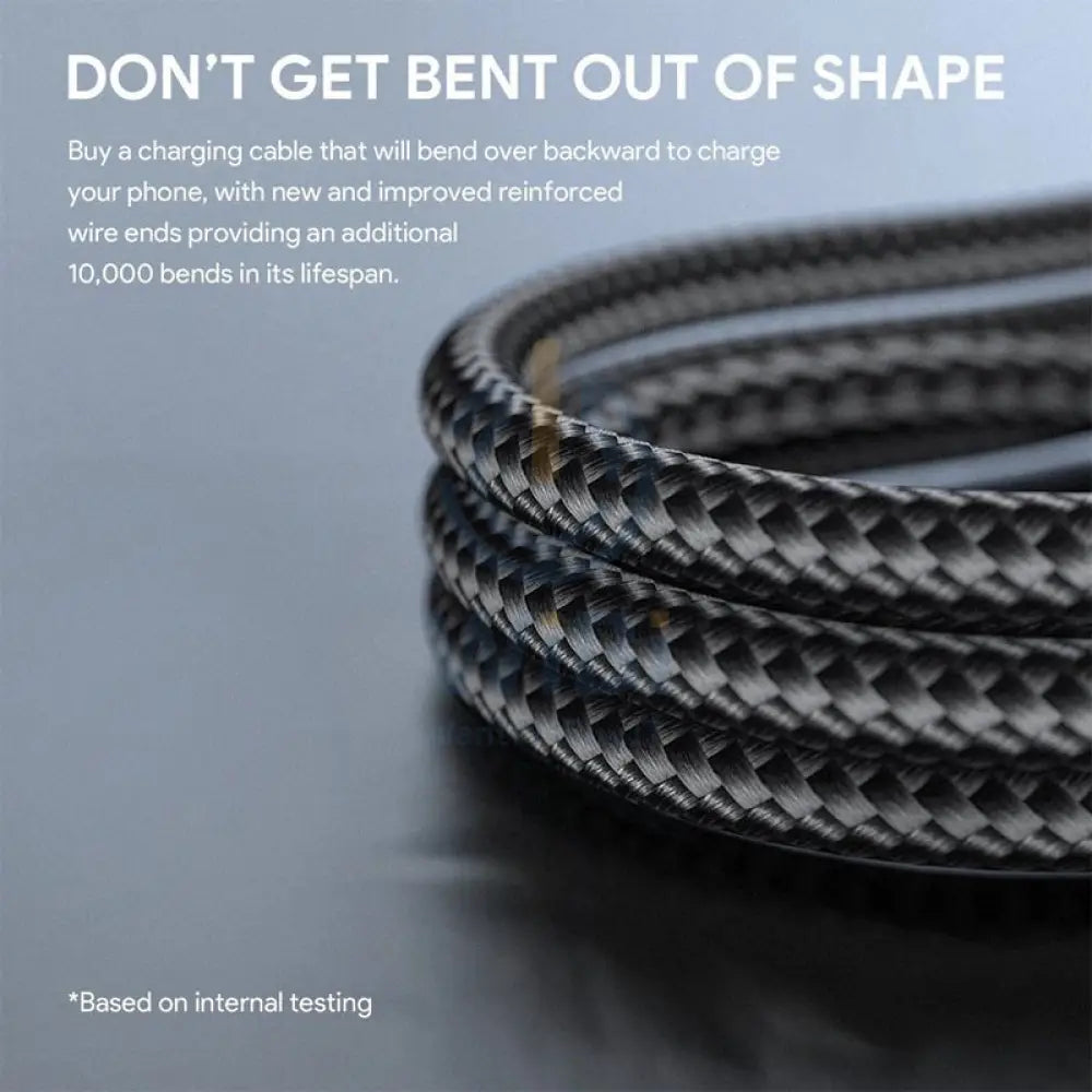 AUKEY Braided Nylon USB 2.0 to USB-C Cable - 0.9m / Black Accessories > Cables & Converters > Cables