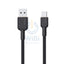AUKEY Braided Nylon USB 2.0 to USB-C Cable - 0.9m / Black Accessories > Cables & Converters > Cables