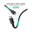AUKEY Braided Nylon USB 3.1 Gen1 USB-C to USB-C - 2M / 60W / Black Accessories > Cables & Converters > Cables