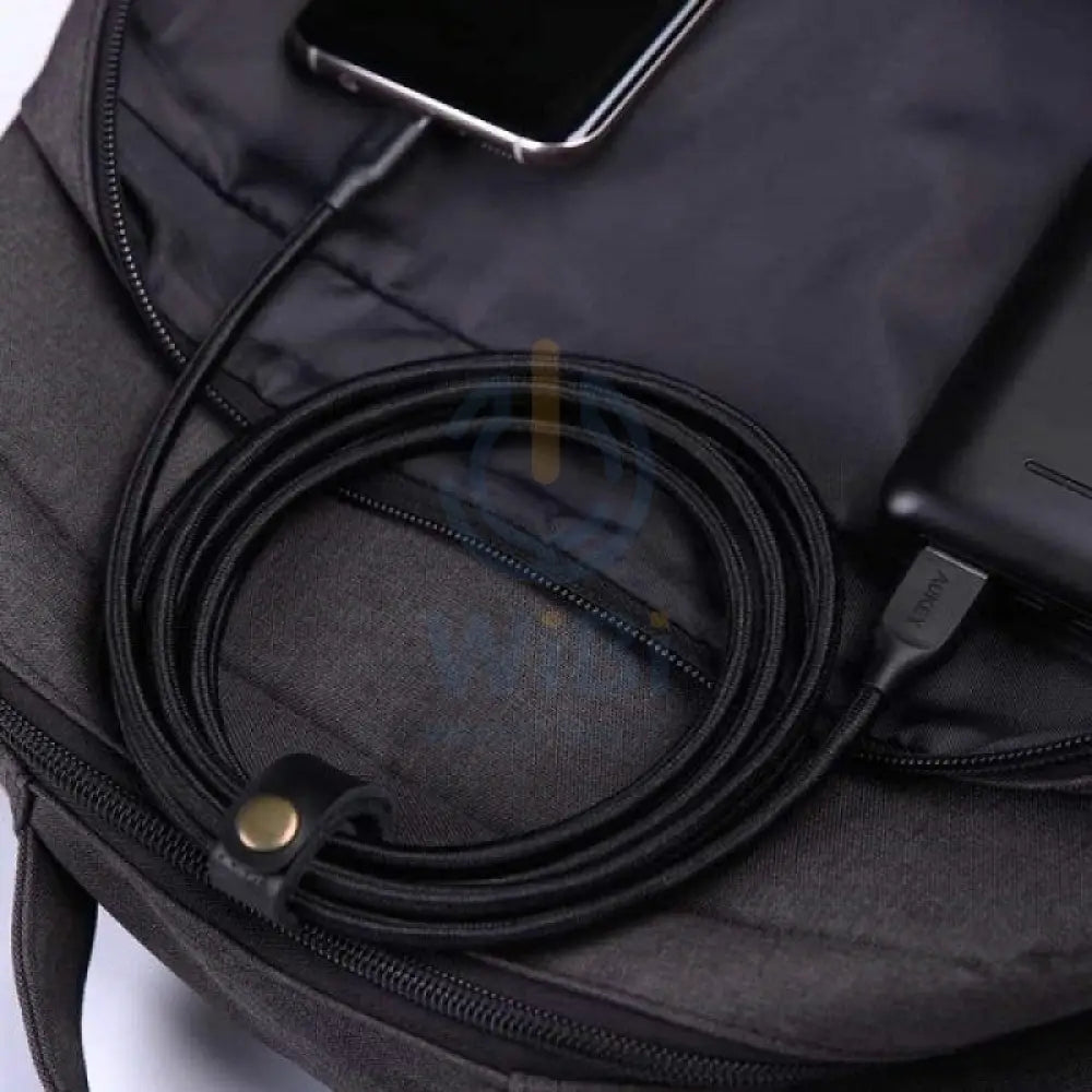 Aukey Braided Nylon USB 3.1 GEN1 to USB-C Cable (2m / 6.6ft) - Black Accessories > Cables & Converters > Cables