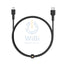 Aukey Braided USB-C to Lightning Cable 1.2 meter Black Accessories > Mobiles & Tablets > Tablets