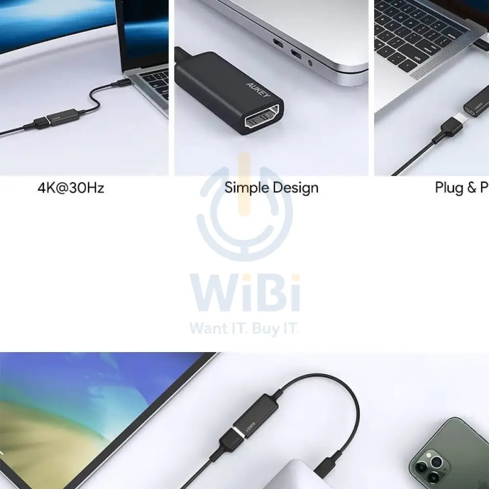 AUKEY CB-A29 USB-C to HDMI Adapter Accessories > Cables & Converters > Cables