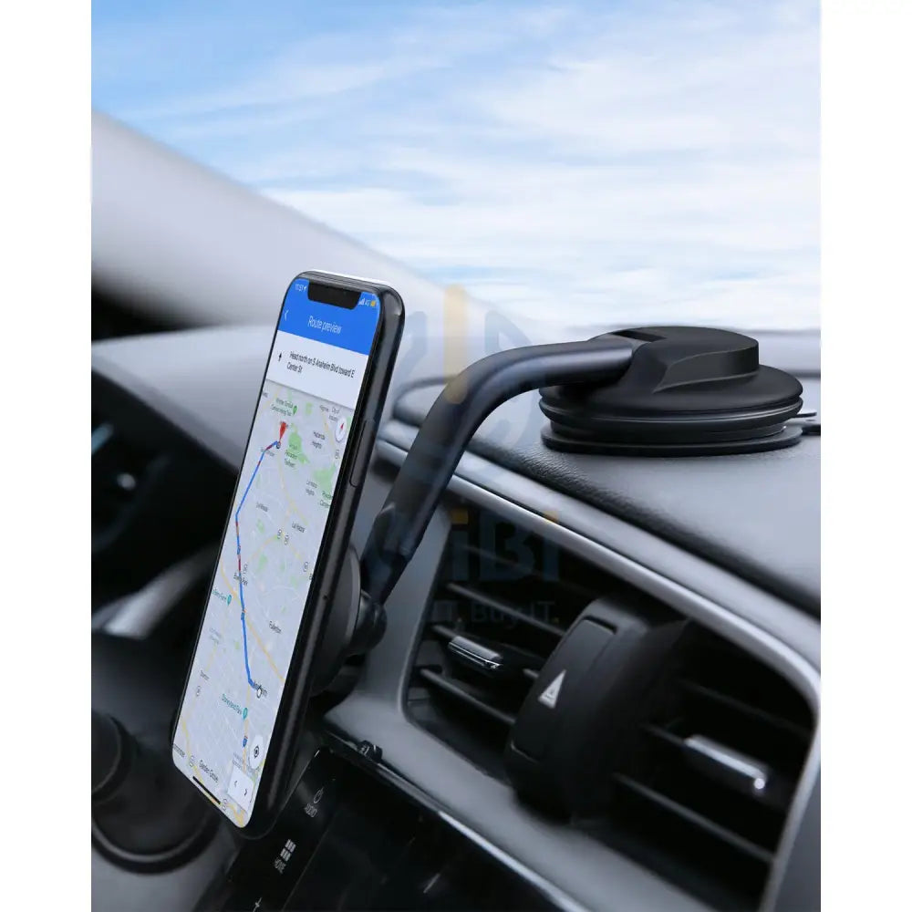 Aukey Dashboard Magnetic Phone Mount - Black Accessories > Mobiles & Tablets > Mobiles > Mobile Holder / Stands