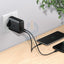 AUKEY Dual-Port Wall Charger with Dynamic Detect - 36W / USB-C / Black Accessories > Power Adapters