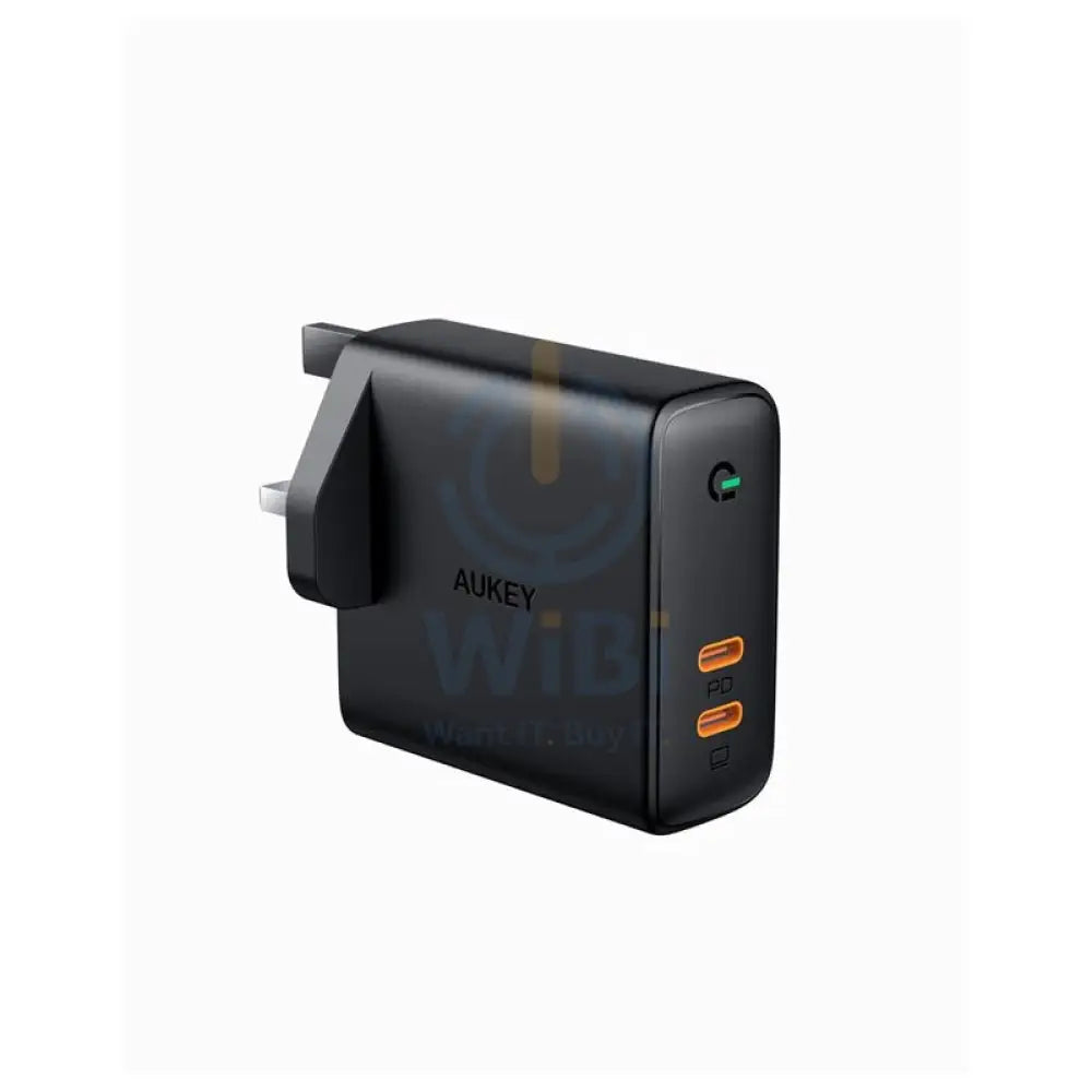 AUKEY Dual-Port Wall Charger with Dynamic Detect - 63W / Black Accessories > Power Adapters