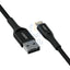AUKEY Kevlar Core Lightning to USB-A Cable (1.2m / 3.95ft) – Black Accessories > Cables & Converters > Cables