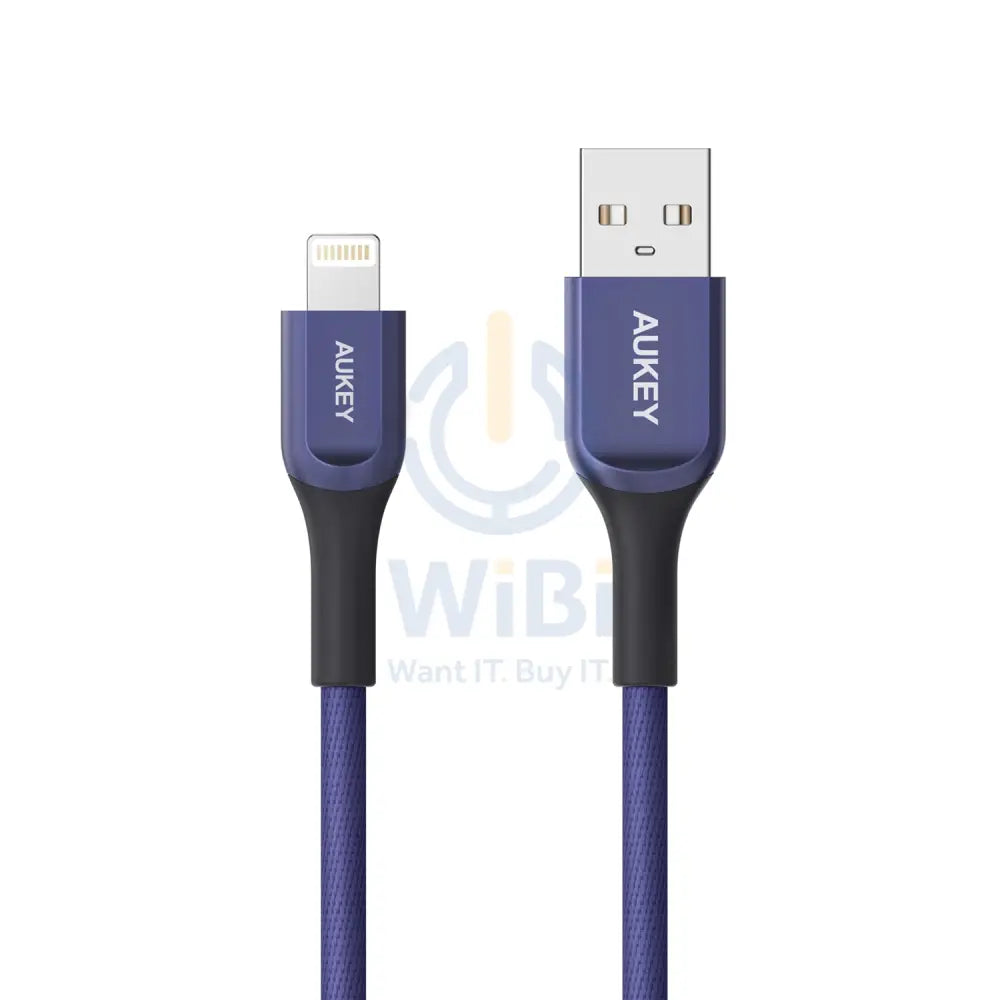 AUKEY Kevlar Core - MFI Lighting Cable / 1.2M / Blue Accessories > Cables & Converters > Cables > Offer Zone
