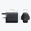 AUKEY PA-D4 Focus 60W USB-C Power Delivery Charger with GaN Power Tech Accessories > Power Adapters