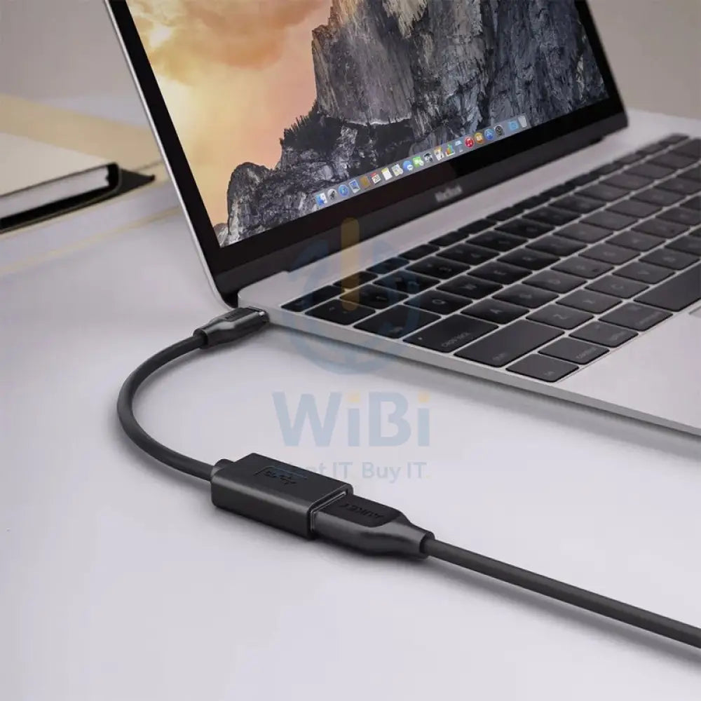AUKEY USB-C to USB-A Adapter - 0.15m / Black Accessories > Cables & Converters > Cables > Offer Zone