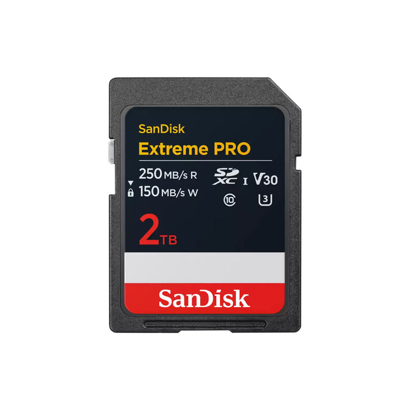 SanDisk Extreme Pro SD Card - 2TB / Up to 250MB/s