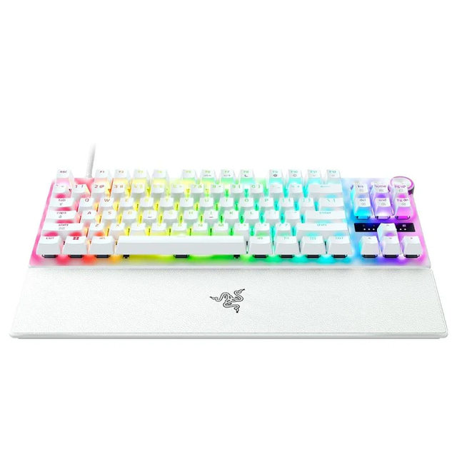 RAZER Huntsman V3 Pro Tenkeyless Gaming Keyboard - White - US Layout