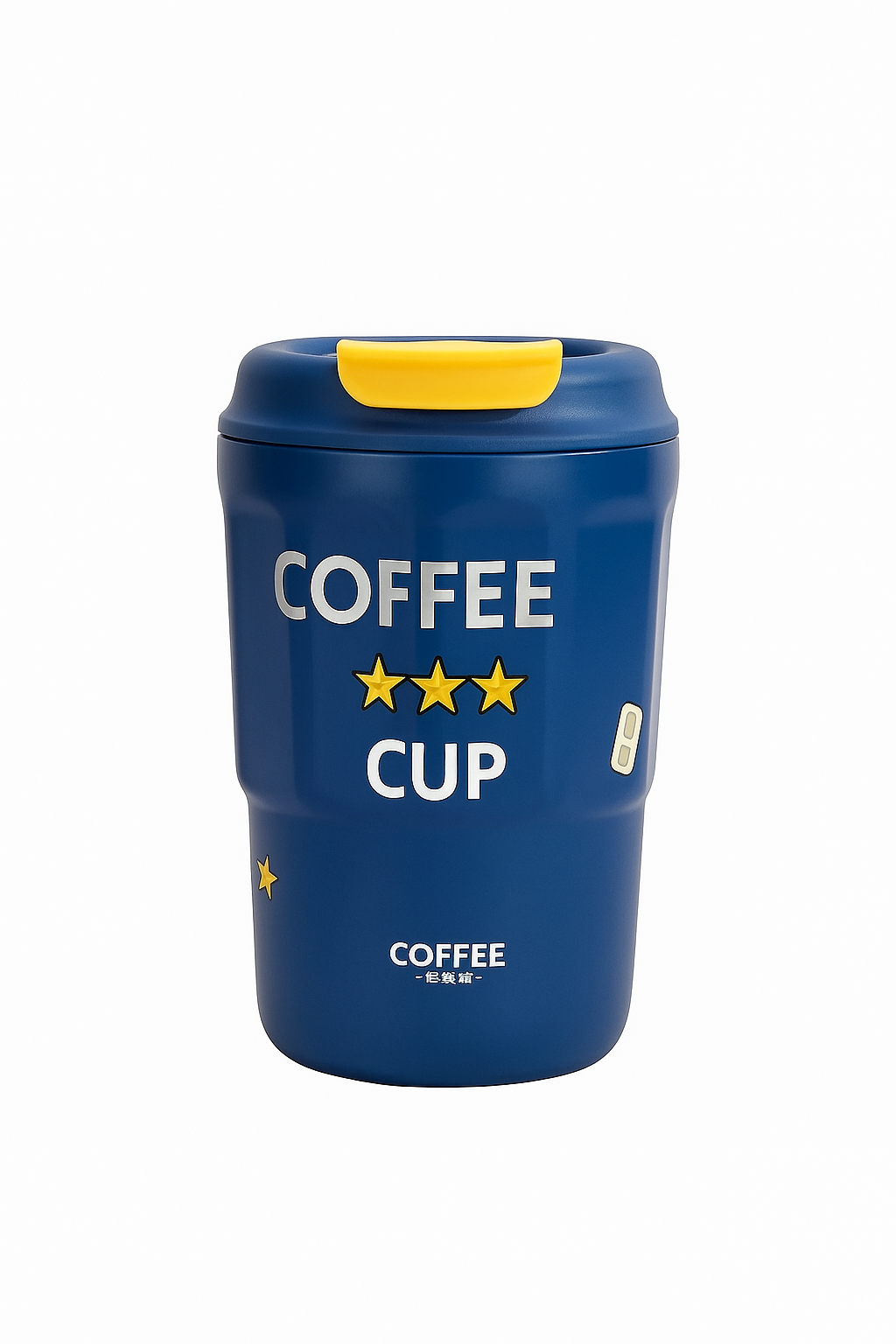 D.kadi KD7060 Vacuum Coffee Mug, Stainless Steel / 380 ml - Blue