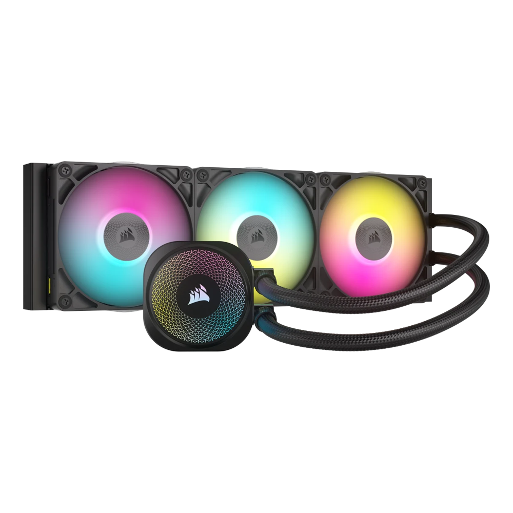 CORSAIR iCUE LINK TITAN 360 RX RGB AIO Liquid CPU Cooler - Black