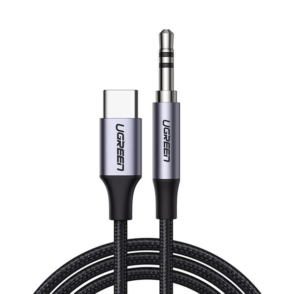 UGREEN Round USB-C Audio Cable - 1 Meter / Deep Gray