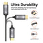 Mowsil DisplayPort 1.4 Cable - 8K / 60Hz / 2 Meter / Grey