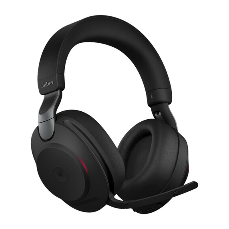 Jabra Evolve2 85 MS Stereo Headphone with Stand - Wireless / USB-A / Black
