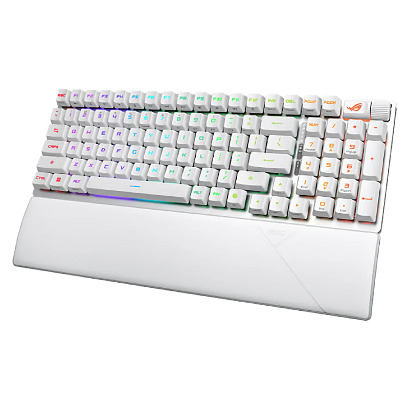 ASUS X902 SCOPE II 96 RX Wireless ABS Keycaps Gaming Keyboard Arabic - White