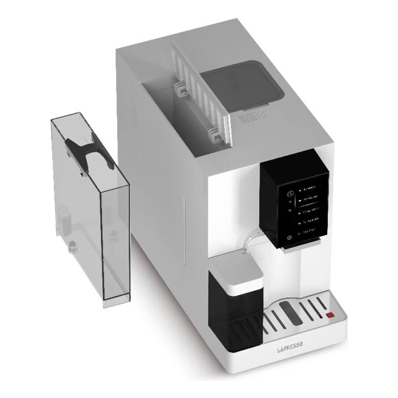 LePresso Brevissimo Automatic Coffee Machine with Mobile App - White