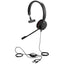 Jabra Evolve 20 MS Mono Headphone - Wired / USB-C/A / Black