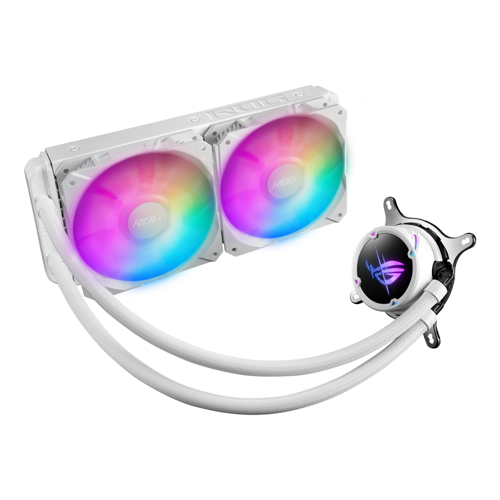 ASUS ROG STRIX II 240 ARGB CPU Liquid Cooler - White