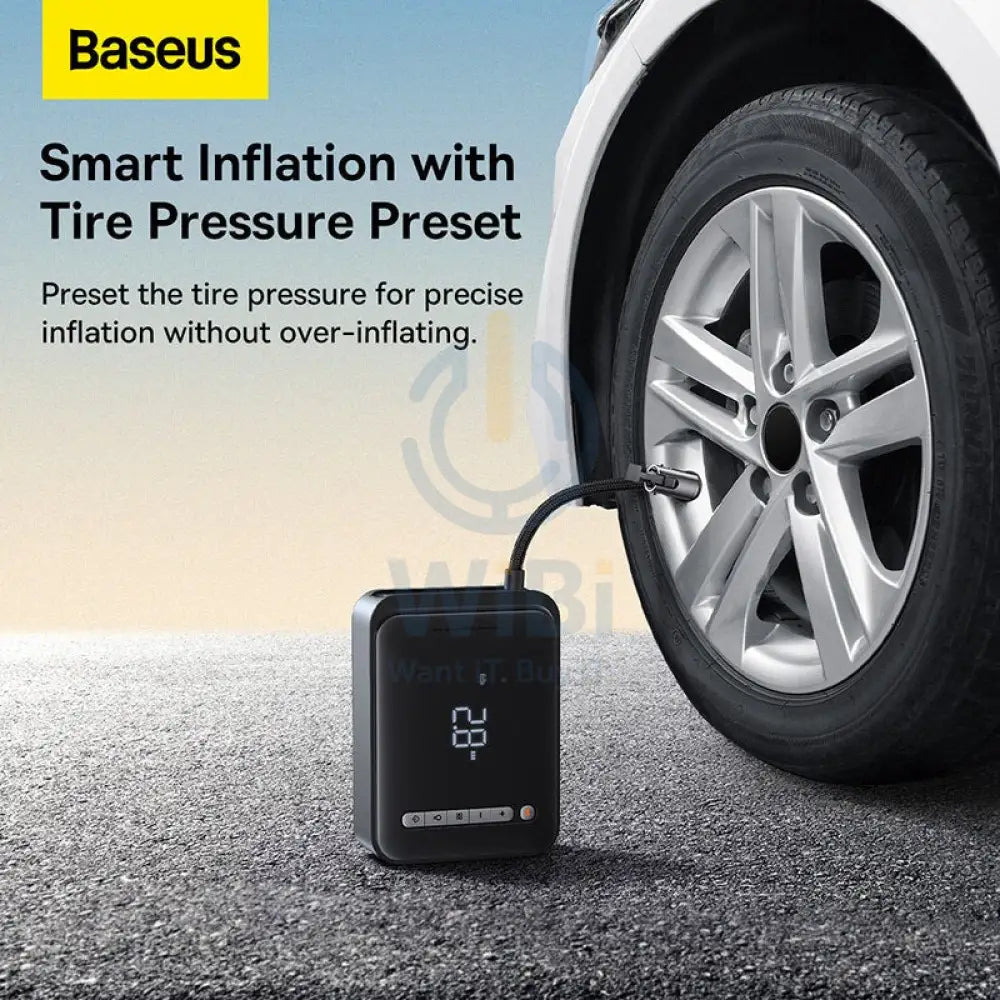 Baseus 2 In 1 Car Jump Starter Power Bank Air Compressor Inflator Pump (1000A) Accessories > Power Adapters