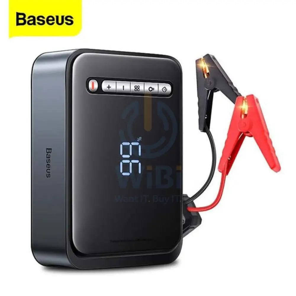 Baseus 2 In 1 Car Jump Starter Power Bank Air Compressor Inflator Pump (1000A) Accessories > Power Adapters