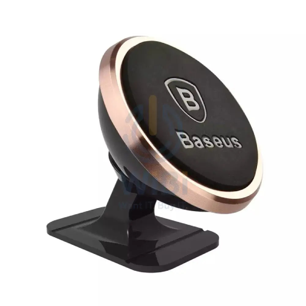 Baseus 360° Rotation Magnetic Mount Holder - Rose Gold Accessories > Mobiles & Tablets > Mobiles > Mobile Holder