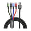 Baseus 4 in 1 Cable - 2x Lightning / USB-C / Micro USB - Cable Accessories > Cables & Converters > Cables