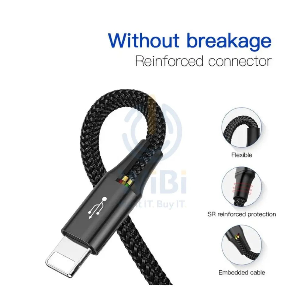 Baseus 4 in 1 Cable - 2x Lightning / USB-C / Micro USB - Cable Accessories > Cables & Converters > Cables