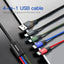 Baseus 4 in 1 Cable - 2x Lightning / USB-C / Micro USB - Cable Accessories > Cables & Converters > Cables