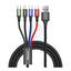Baseus 4 in 1 Cable - Lightning / 2 x USB-C / Micro USB - Cable Accessories > Cables & Converters > Cables