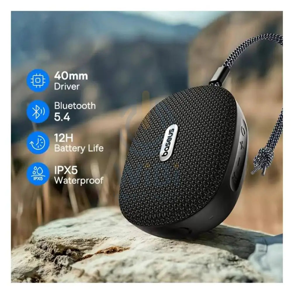 Baseus AeQur 35 Pro Air Portable Wireless Speaker - Cluster Black Accessories > Audio > Speakers