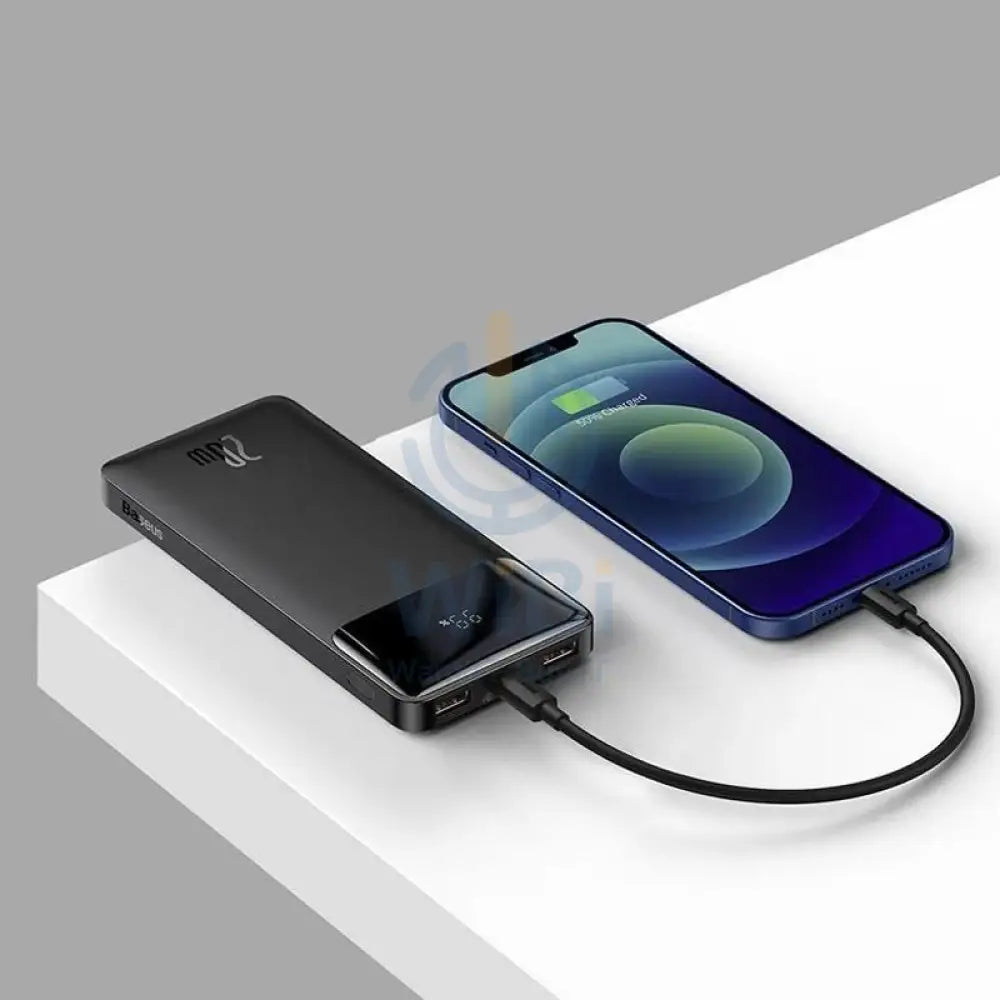 Baseus Bipow Digital Display 30000mAh Power Bank 20W - Black Accessories > Power Bank