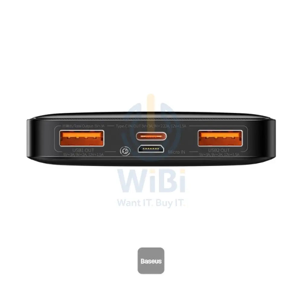 Baseus BiPow Digital Display Power Bank - 10000mAh / 20W / Black Accessories > Power Bank