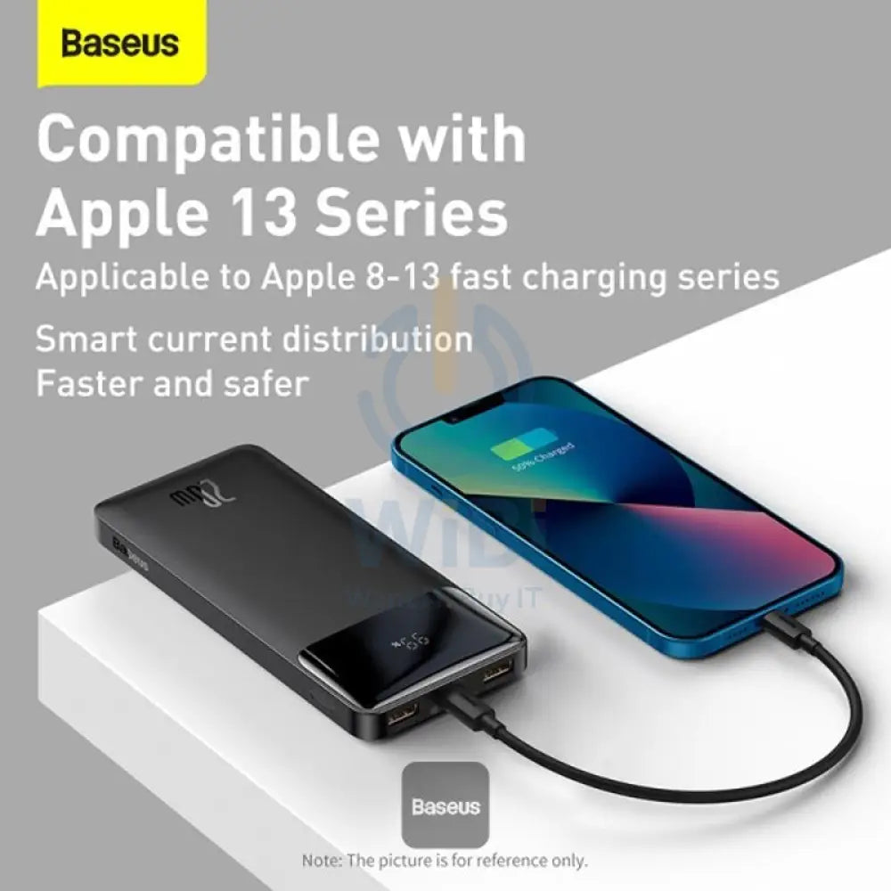 Baseus BiPow Digital Display Power Bank - 10000mAh / 20W / Black Accessories > Power Bank