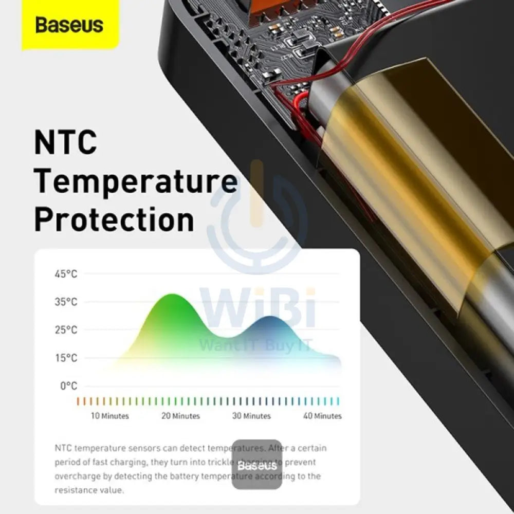 Baseus BiPow Digital Display Power Bank - 10000mAh / 20W / Black Accessories > Power Bank