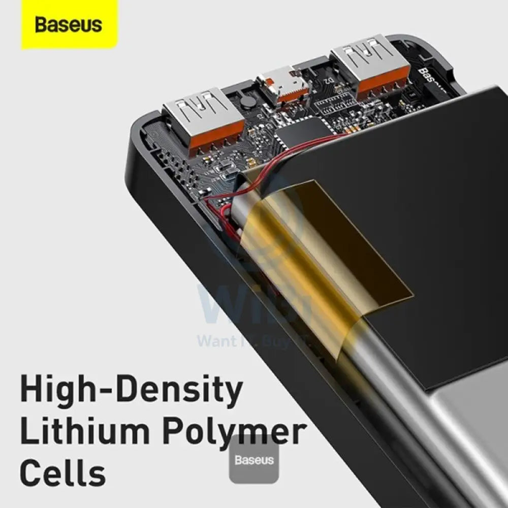 Baseus BiPow Digital Display Power Bank - 10000mAh / 20W / Black Accessories > Power Bank
