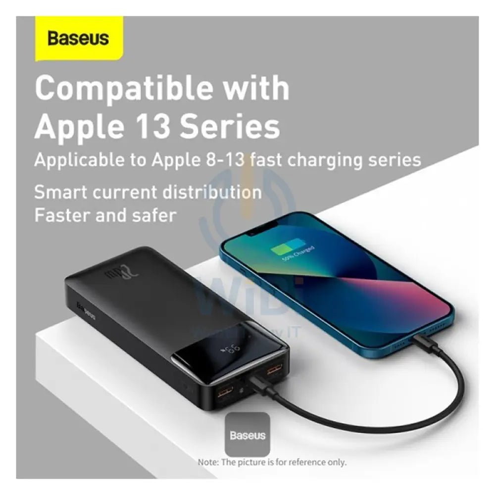 Baseus BiPow Digital Display Power Bank - 20000mAh / 20W / Black Accessories > Power Bank > Offer Zone
