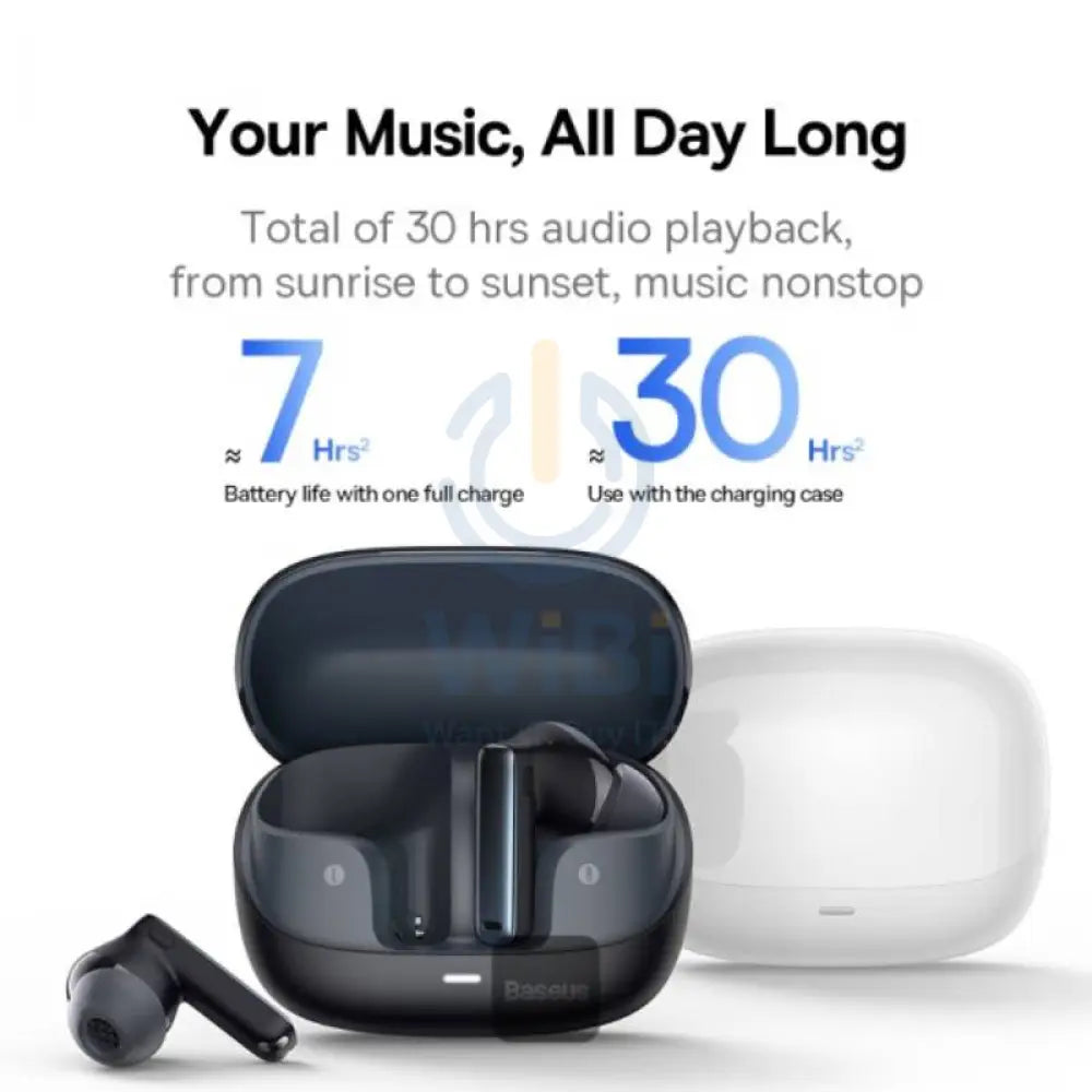 Baseus Bowie M2s True Wireless Earbuds - Moon White Accessories > Audio > Headphones