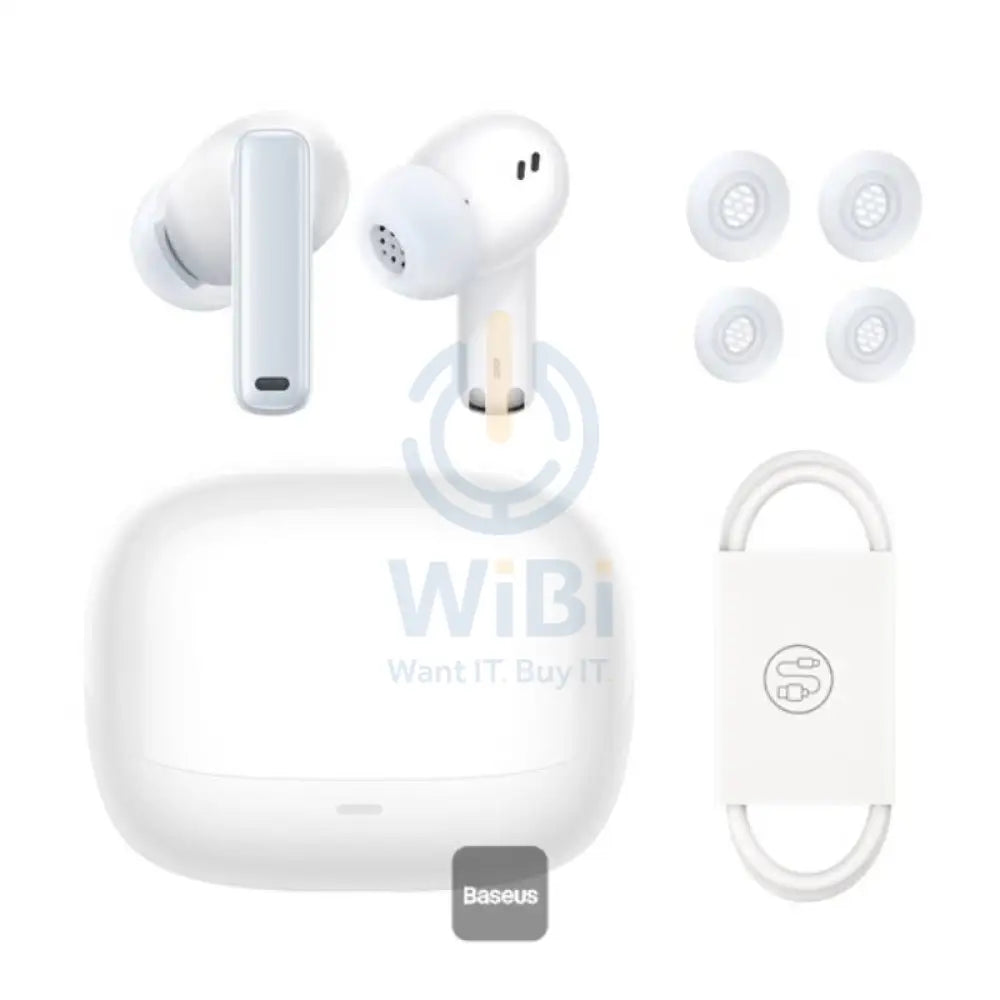 Baseus Bowie M2s True Wireless Earbuds - Moon White Accessories > Audio > Headphones
