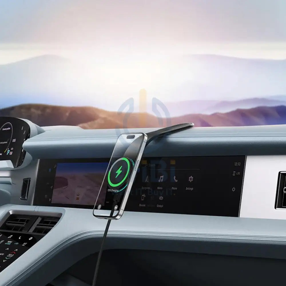 Baseus C02 Pro Series MagSafe Car Mount - Cluster Black Accessories > Mobiles & Tablets > Mobiles > Mobile Holder