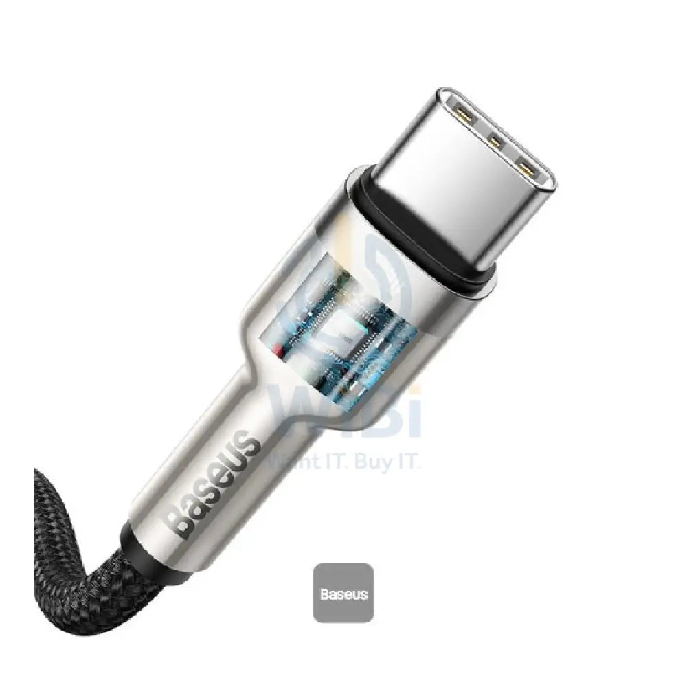 Baseus Cafule Series Metal Data Cable - Type-C / 100W / 1 Meter / Black Accessories > Cables & Converters > Cables