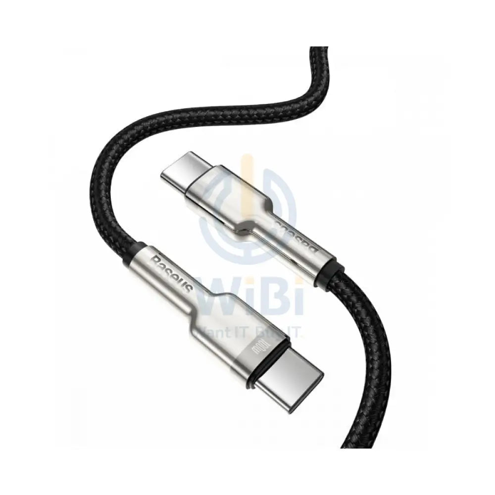 Baseus Cafule Series Metal Data Cable - Type-C / 100W / 1 Meter / Black Accessories > Cables & Converters > Cables