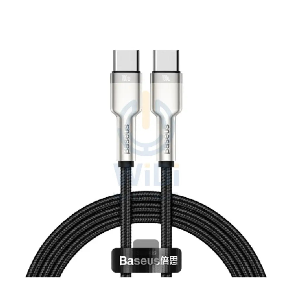 Baseus Cafule Series Metal Data Cable - Type-C / 100W / 1 Meter / Black Accessories > Cables & Converters > Cables