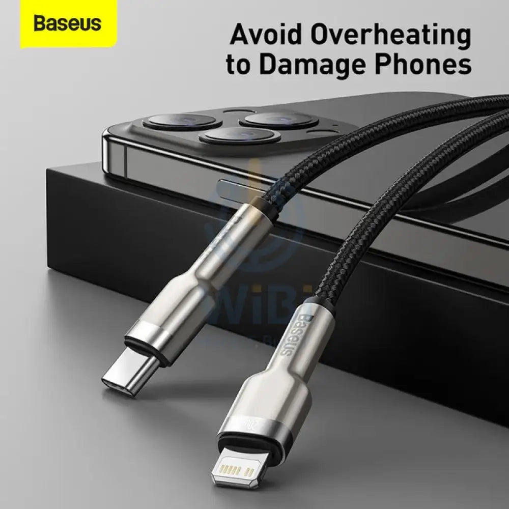 Baseus Cafule Series Metal Data Cable Type-C to Lightning - 20W / 2m / Black Accessories > Cables & Converters > Cables