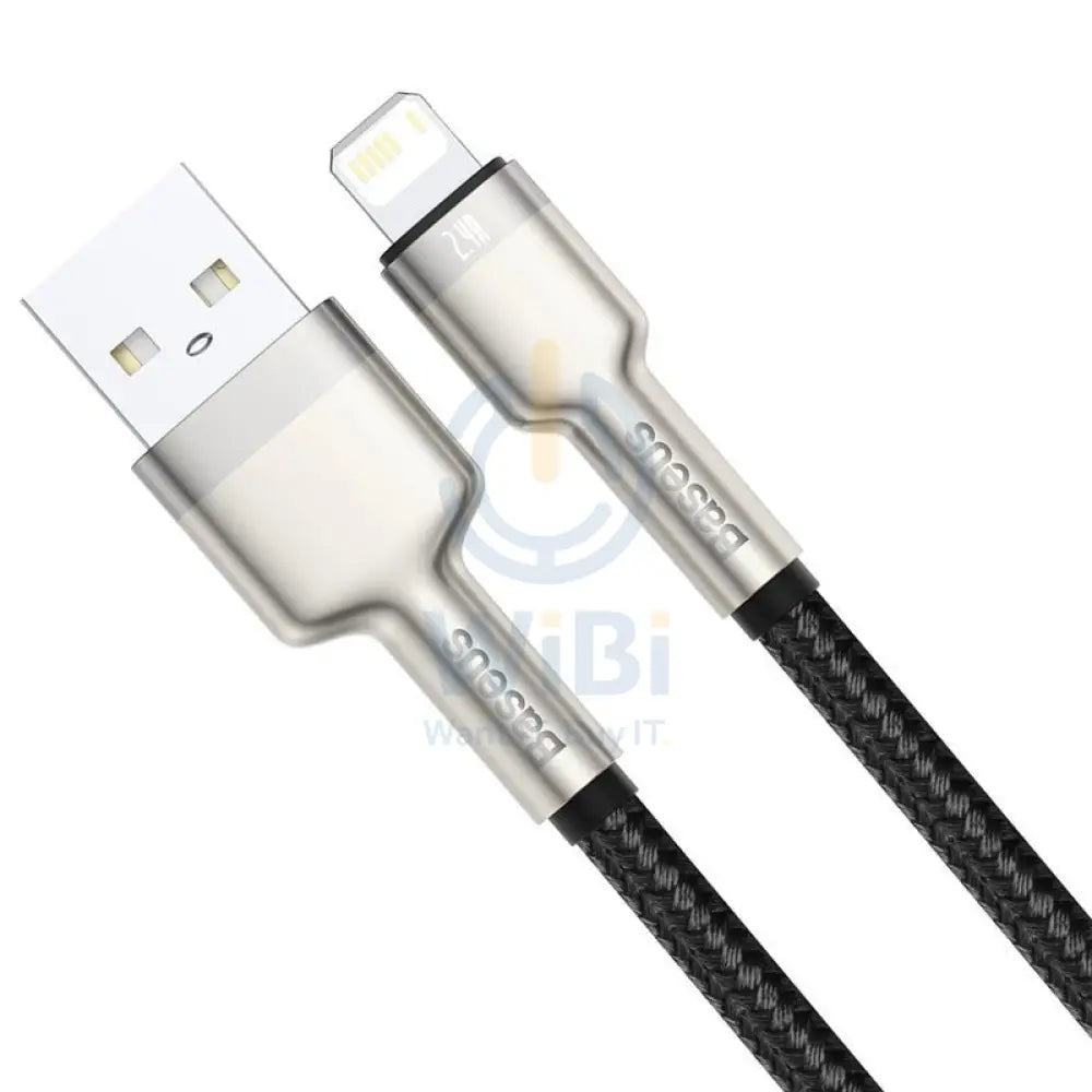 Baseus Cafule Series Metal Data Cable USB to Lightning - 2.4A / 2m / Black Accessories > Cables & Converters > Cables