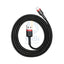 Baseus Cafule USB to Lightning Cable - 3 Meters / Red/Black Accessories > Cables & Converters > Cables